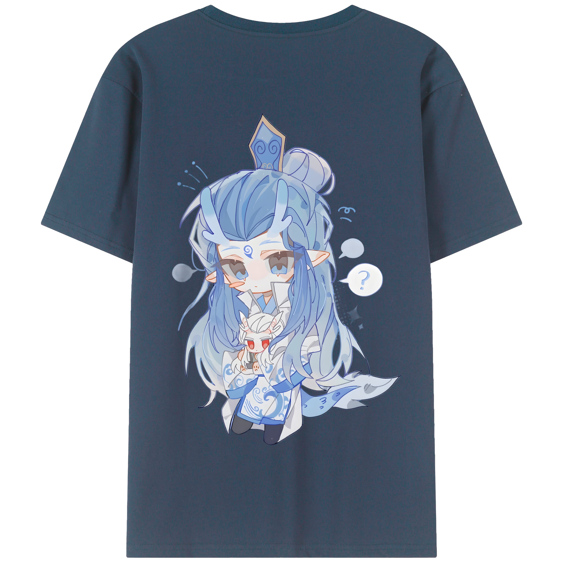 Ne Zha 2 ナタ 魔童の大暴れ 綿100％半袖Tシャツ（背面プリント）