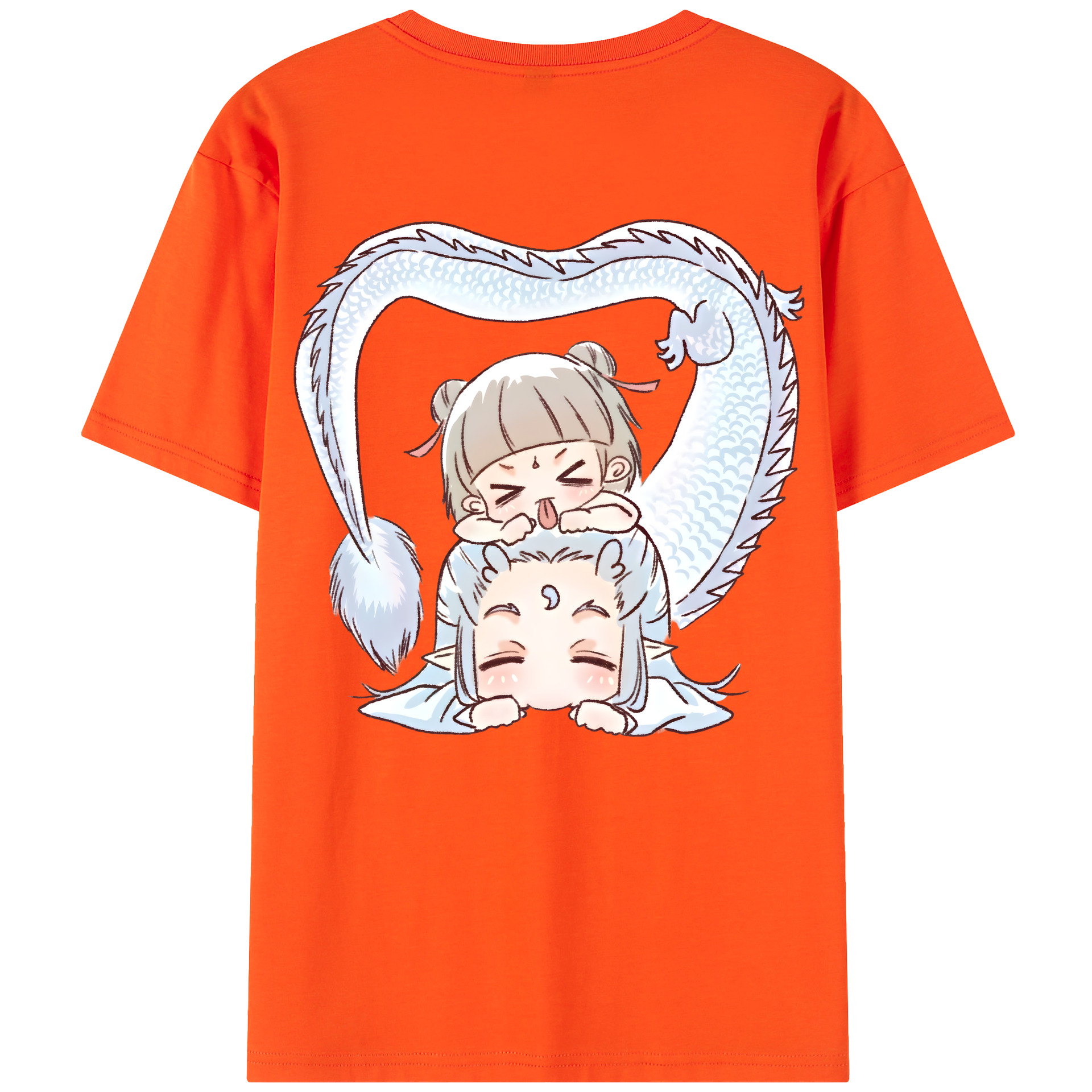 Ne Zha 2 ナタ 魔童の大暴れ 綿100％半袖Tシャツ（背面プリント）
