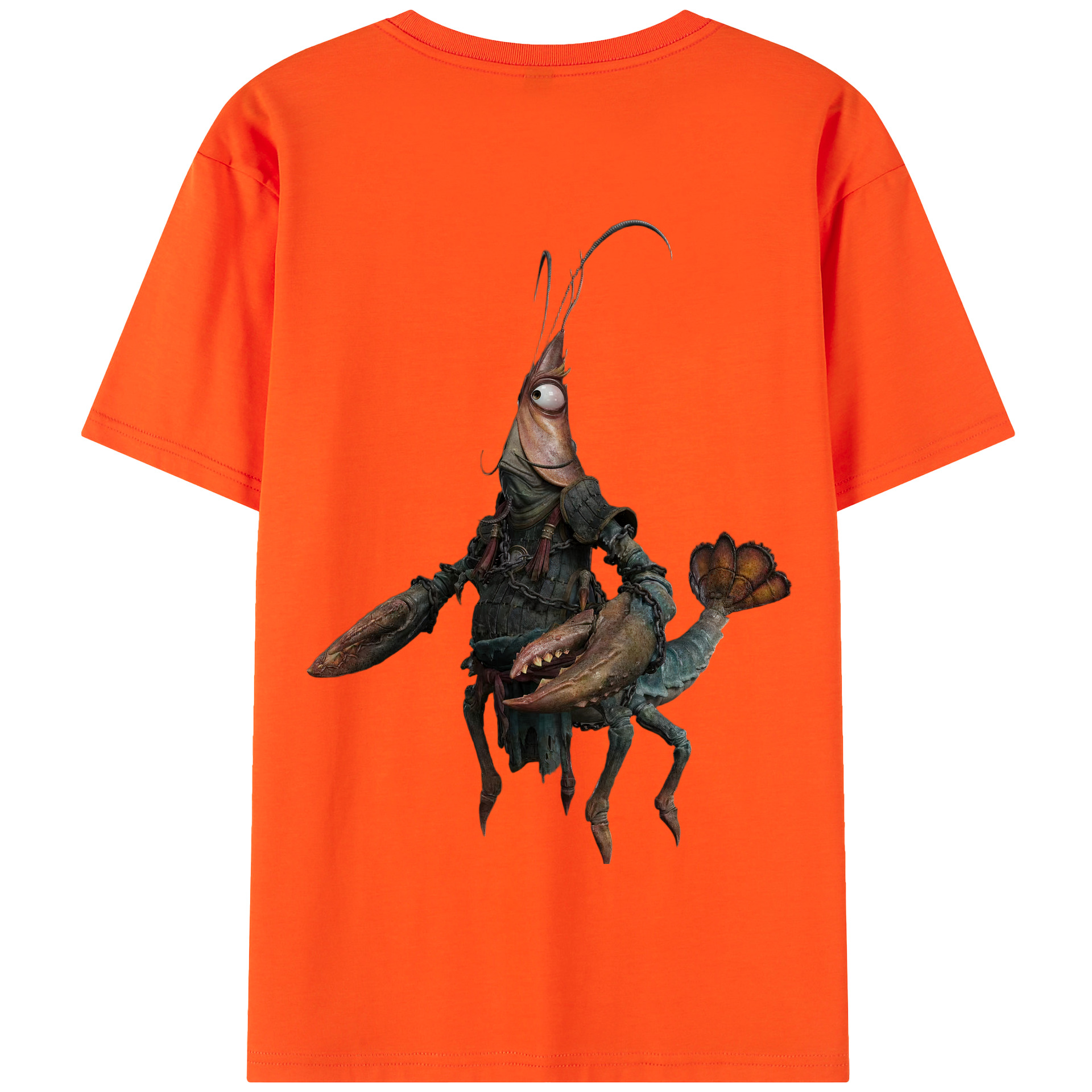 （画像用） Ne Zha 2 ナタ 魔童の大暴れ 綿100％半袖Tシャツ（背面プリント）