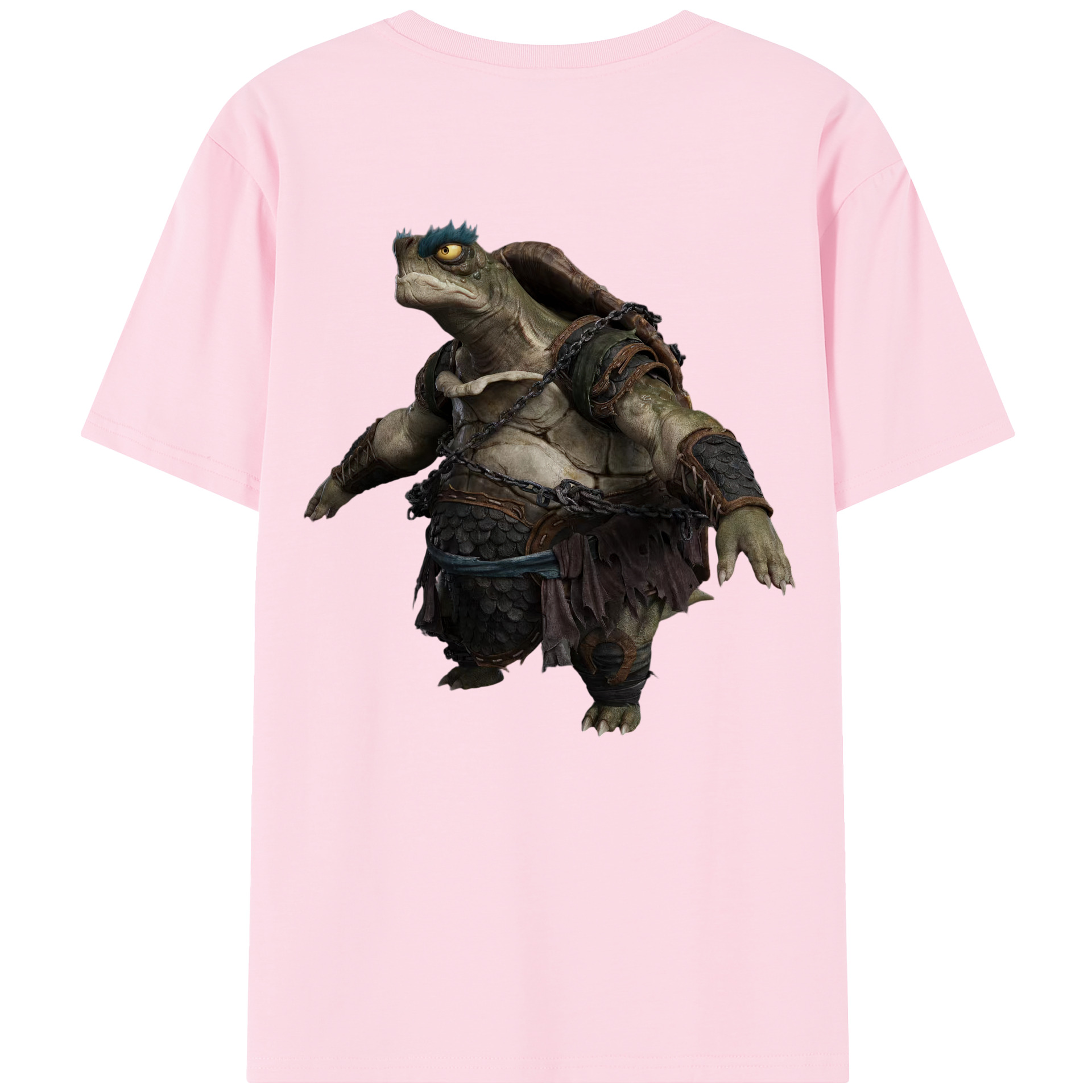 （画像用） Ne Zha 2 ナタ 魔童の大暴れ 綿100％半袖Tシャツ（背面プリント）