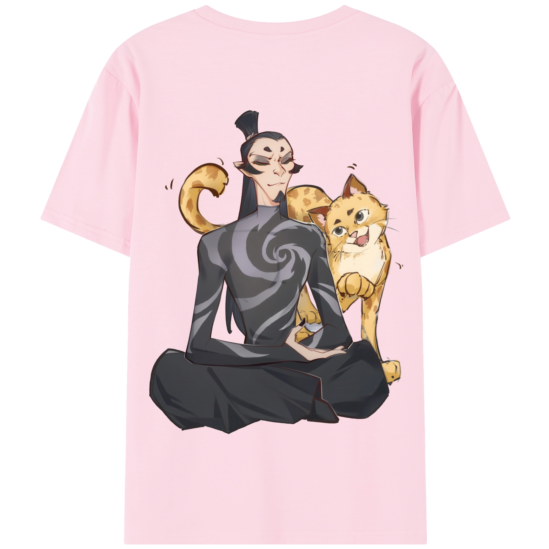 Ne Zha 2 ナタ 魔童の大暴れ 綿100％半袖Tシャツ（背面プリント）