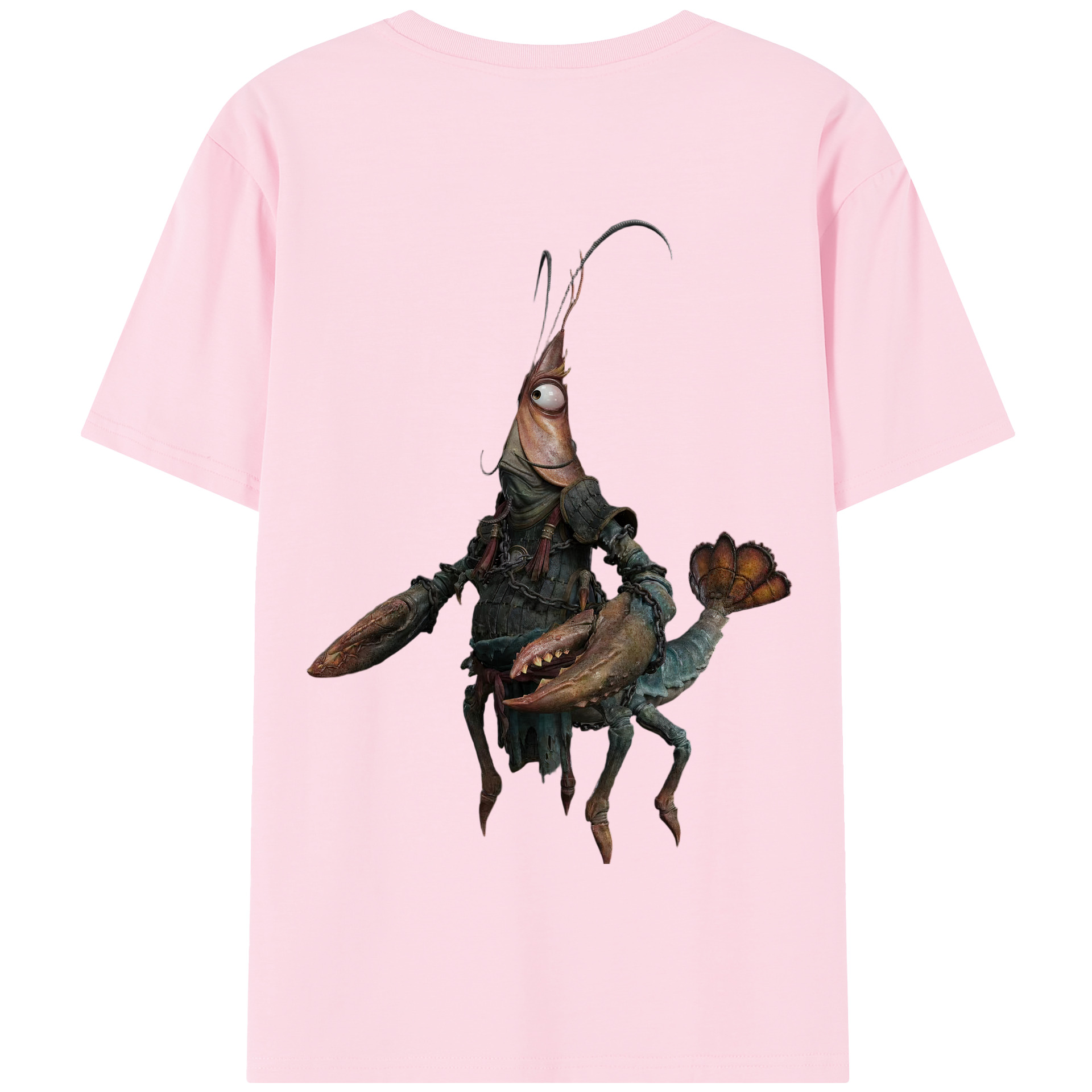 （画像用） Ne Zha 2 ナタ 魔童の大暴れ 綿100％半袖Tシャツ（背面プリント）