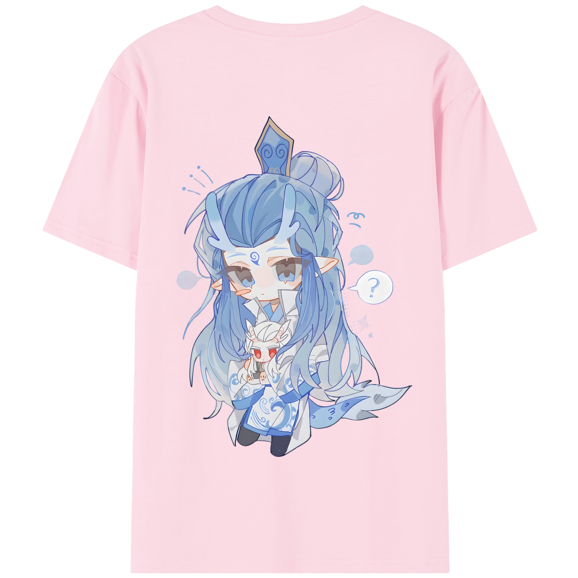 Ne Zha 2 ナタ 魔童の大暴れ 綿100％半袖Tシャツ（背面プリント）