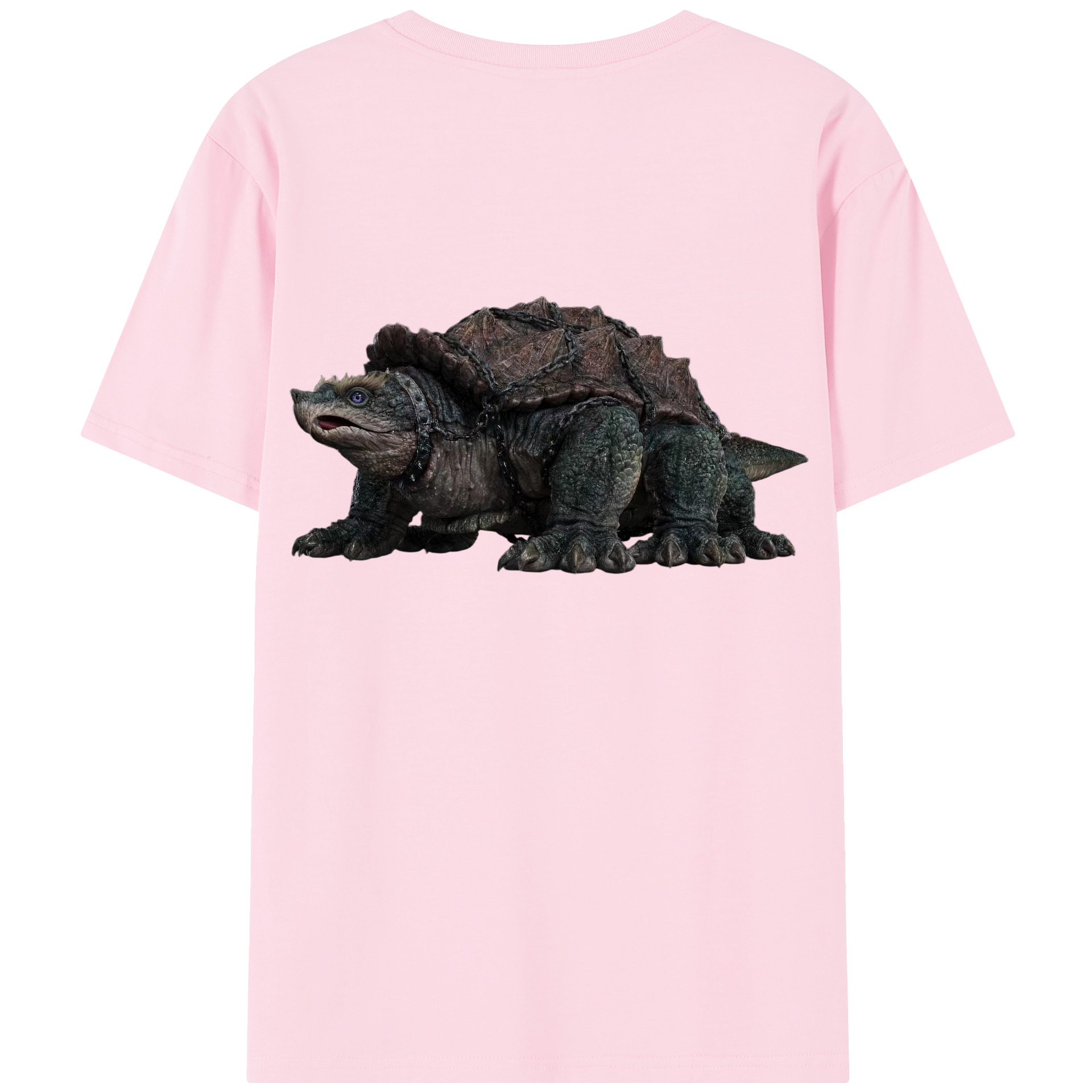 （画像用） Ne Zha 2 ナタ 魔童の大暴れ 綿100％半袖Tシャツ（背面プリント）