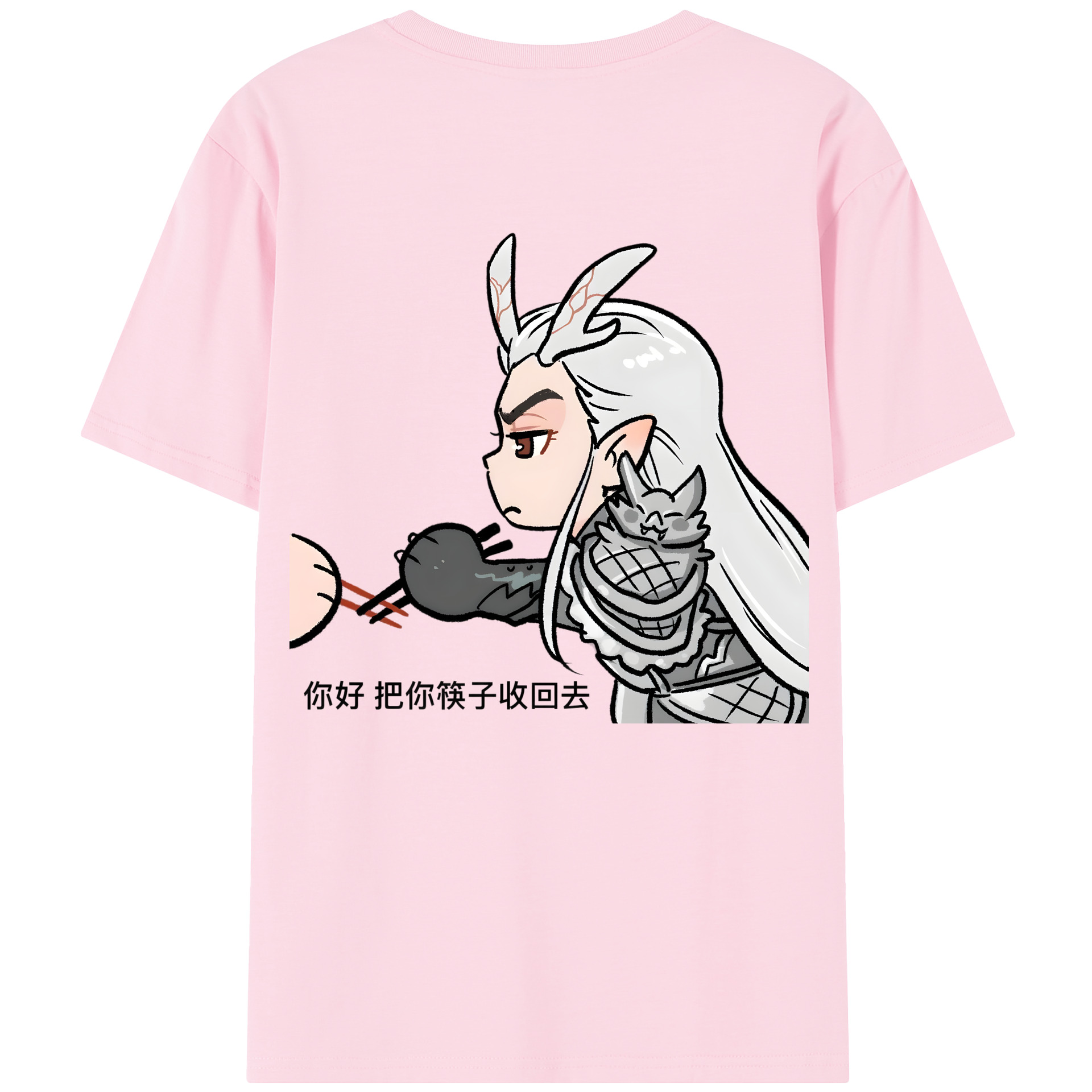 Ne Zha 2 ナタ 魔童の大暴れ 綿100％半袖Tシャツ（背面プリント）