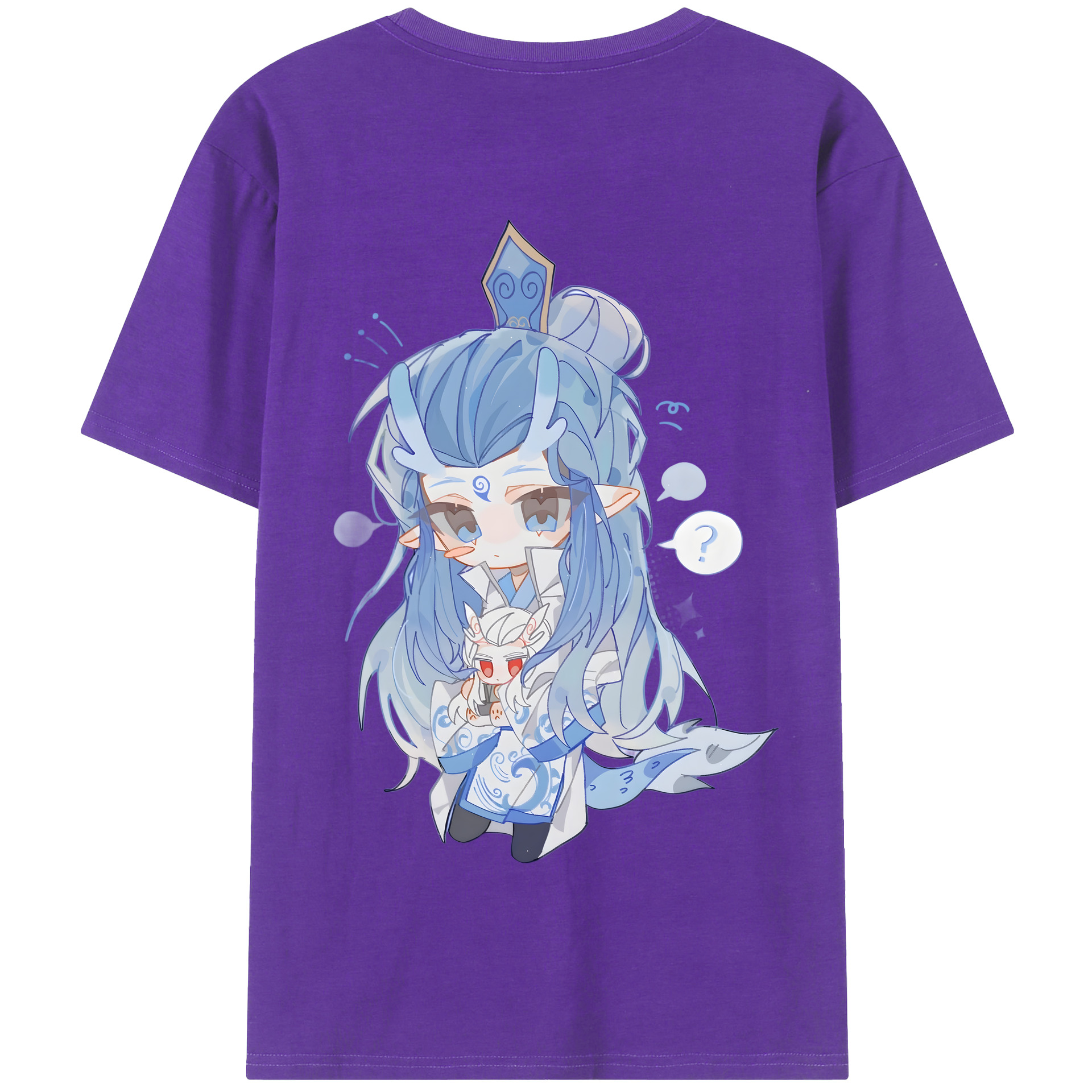 Ne Zha 2 ナタ 魔童の大暴れ 綿100％半袖Tシャツ（背面プリント）