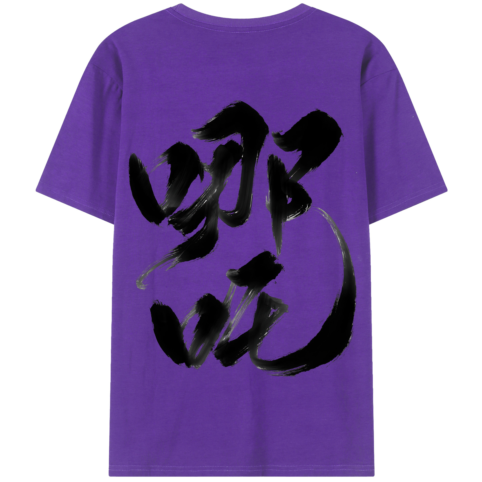 （画像用） Ne Zha 2 ナタ 魔童の大暴れ 綿100％半袖Tシャツ（背面プリント）