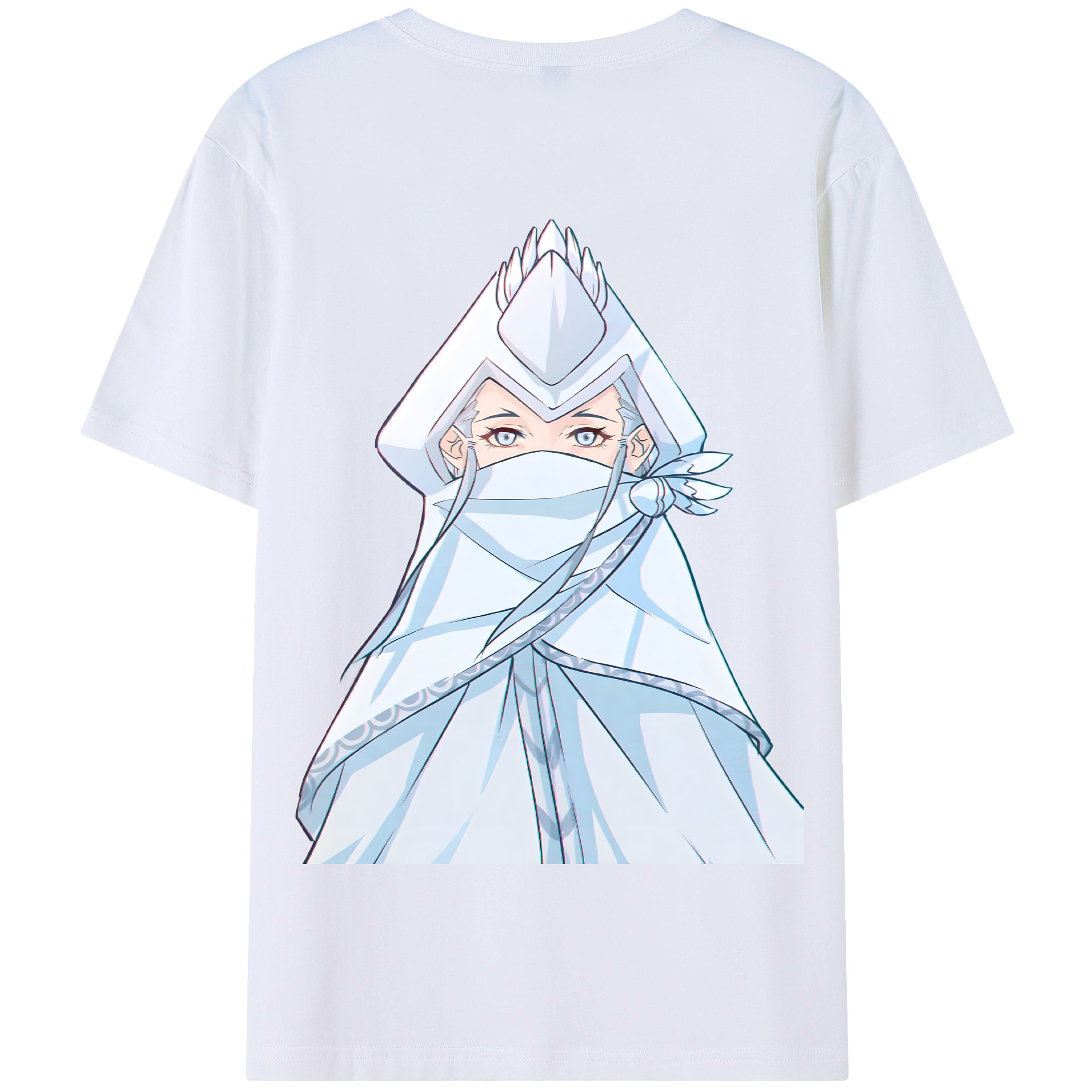 （画像用） Ne Zha 2 ナタ 魔童の大暴れ 綿100％半袖Tシャツ（背面プリント）