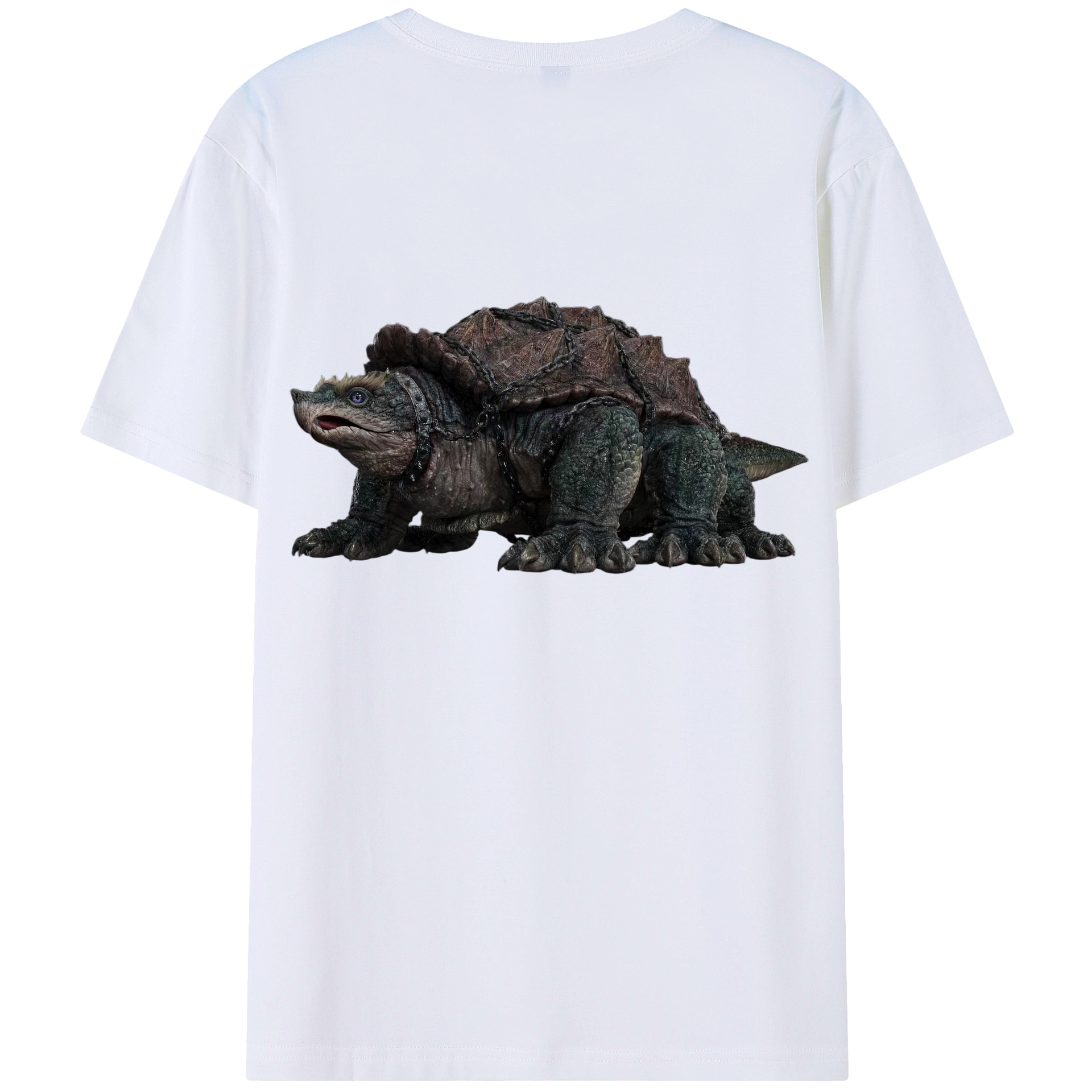 （画像用） Ne Zha 2 ナタ 魔童の大暴れ 綿100％半袖Tシャツ（背面プリント）