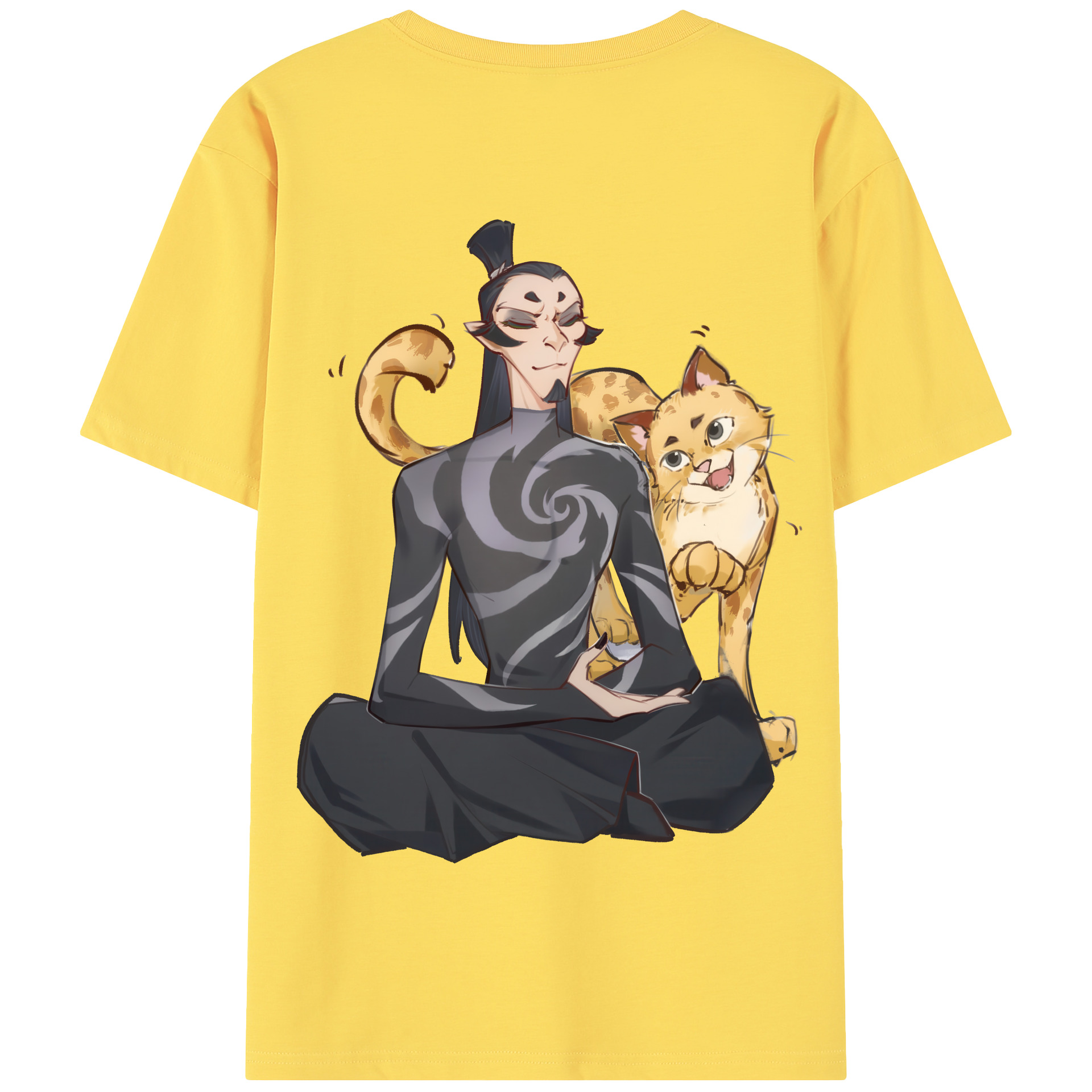 Ne Zha 2 ナタ 魔童の大暴れ 綿100％半袖Tシャツ（背面プリント）
