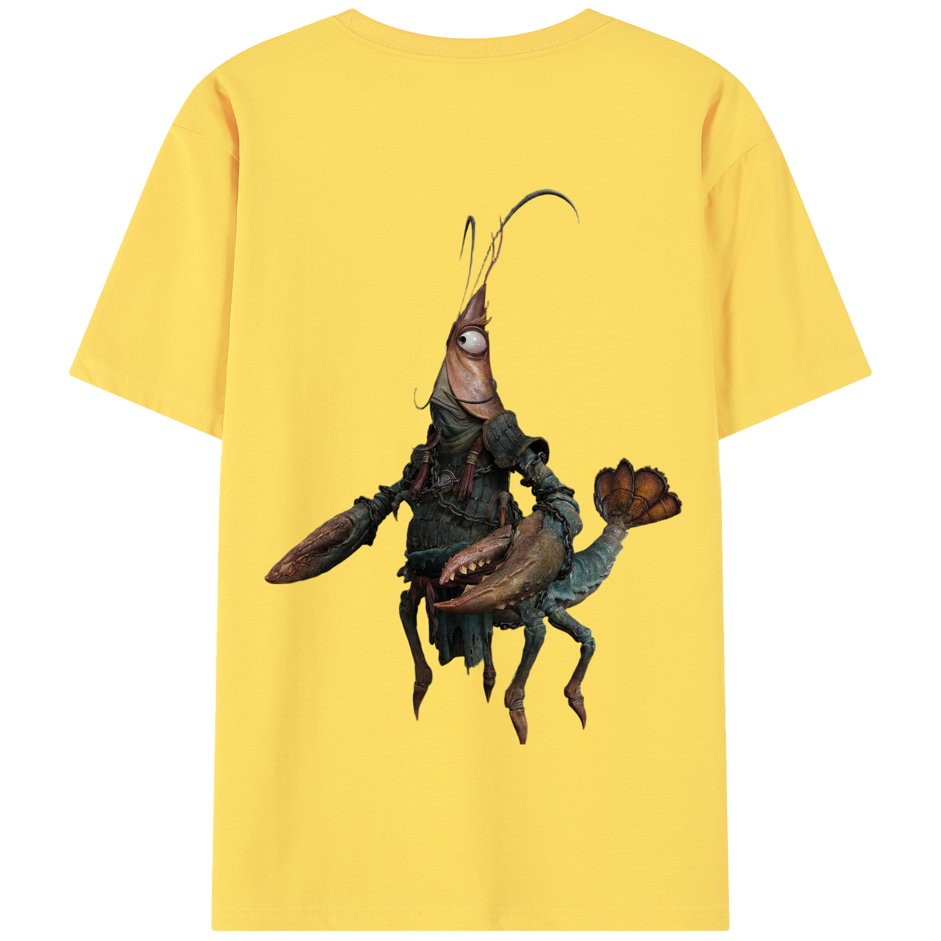 （画像用） Ne Zha 2 ナタ 魔童の大暴れ 綿100％半袖Tシャツ（背面プリント）