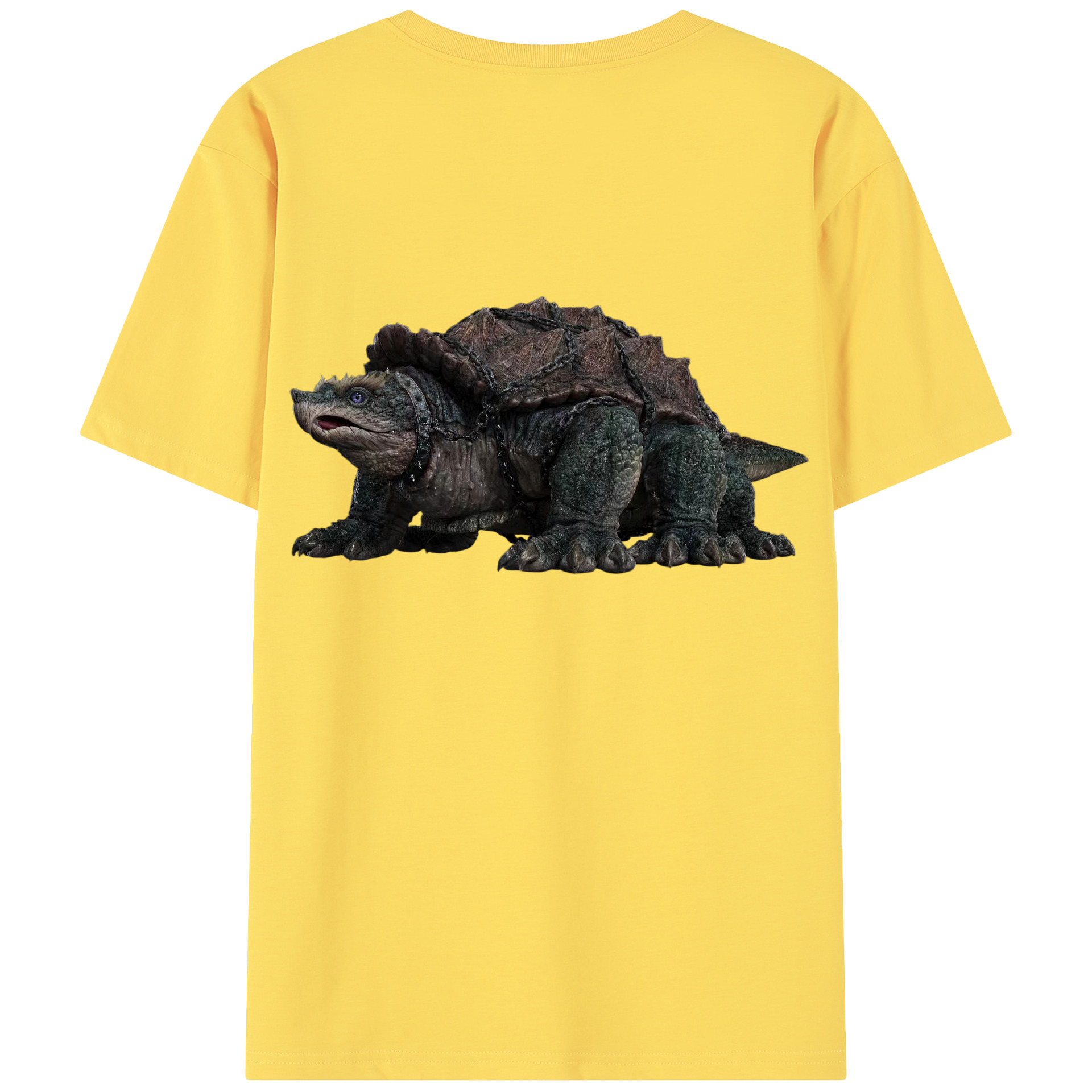 （画像用） Ne Zha 2 ナタ 魔童の大暴れ 綿100％半袖Tシャツ（背面プリント）